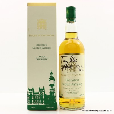 House Of Commons Blend Signed By Tony Blair, John Prescott & Gordon Brown