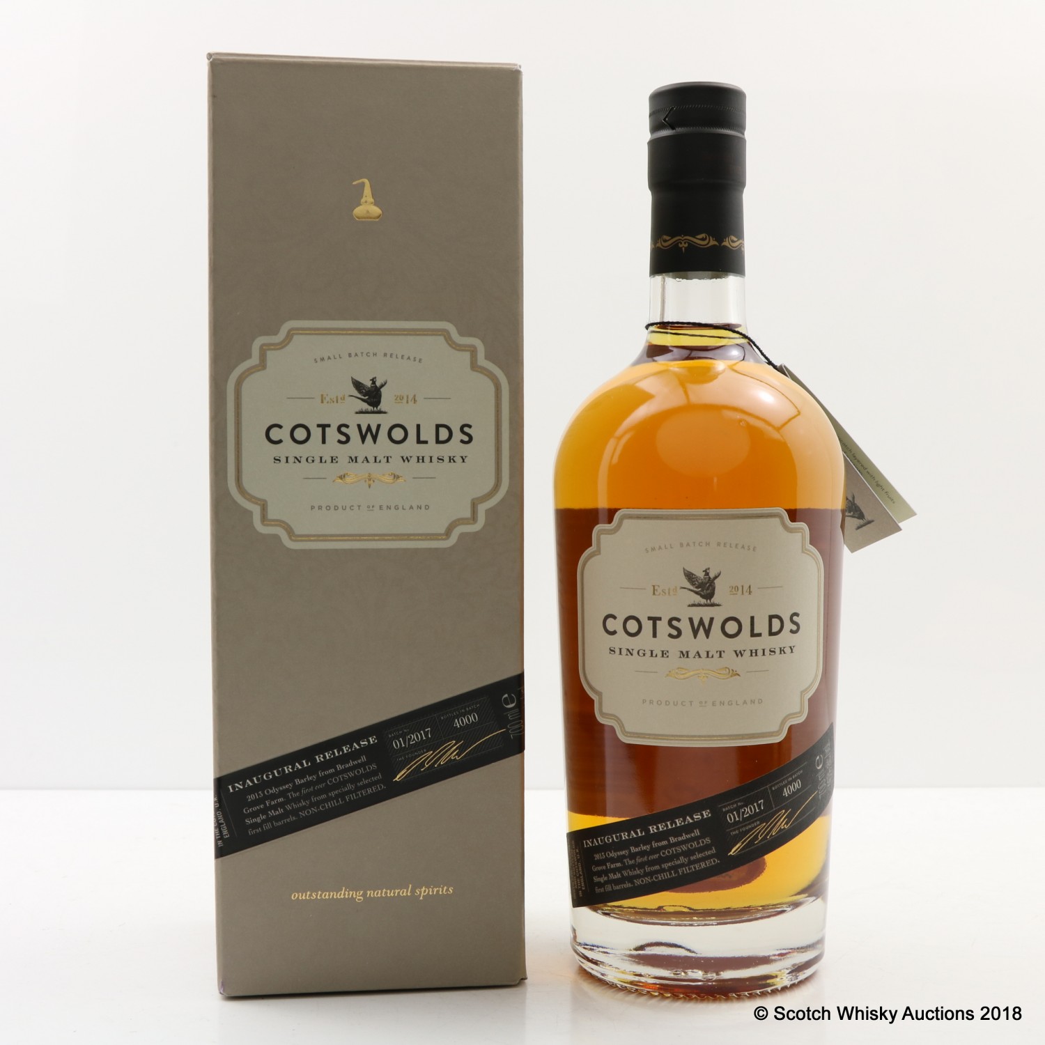 Cotswolds Single Malt Inaugural Release The 84th Auction Scotch