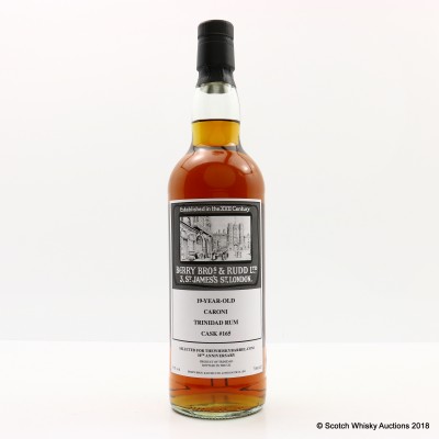 Caroni 19 Year Old Berry Bros & Rudd For 10th Anniversary Of Thewhiskybarrel.com