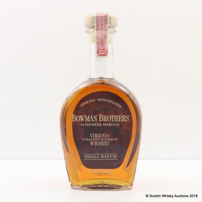 Bowman Brothers Small Batch Bourbon 75cl