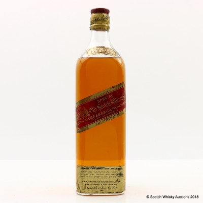 Johnnie Walker Red Label Special Old 70 Proof