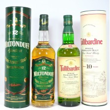 Tullibardine 10 Miltonduff Glenlivet 12