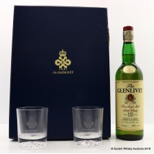 Glenlivet 12 Queen S Export Award 1981 Set With Glasses