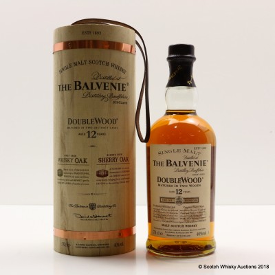 Balvenie 12 Year Old DoubleWood (In Wooden Tube)