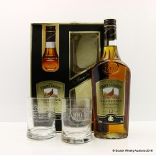 FAMOUS GROUSE 12 YEAR OLD GOLD RESERVE SET WITH GLASSES