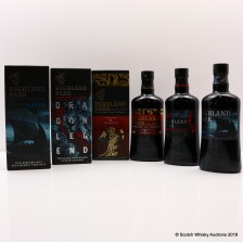 Highland Park Dragon Legend Raven Valkyrie 3 X 70cl