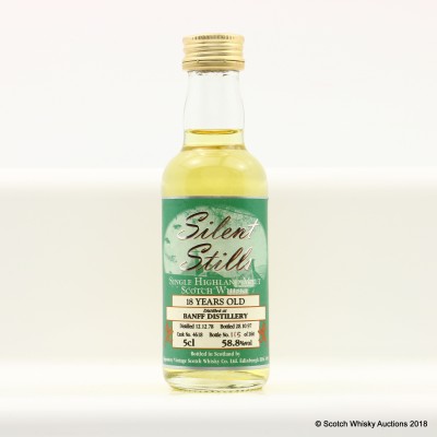 Banff 1978 18 Year Old Silent Stills Signatory Mini 5cl