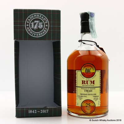 Trinidad Distillers TMAH 1991 25 Year Old Rum Cadenhead's