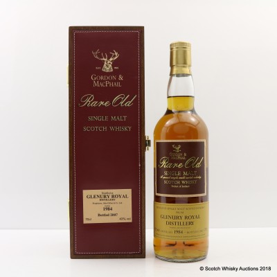 Glenury Royal 1984 Rare Old Gordon & MacPhail