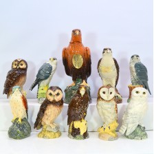 WHYTE   MACKAY BIRDS OF PREY ROYAL DOULTON CERAMICS X 10