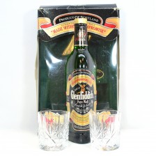 Glenfiddich Pure Malt With 2 X Crystal Glasses