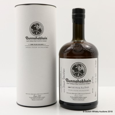 Bunnahabhain 12 Year Old Moine Rum Finish Hand Filled