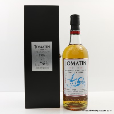 Tomatin 1988 25 Year Old Single Cask #5238 For Formosa Unique Wild Life