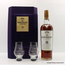 Macallan 18 1993 2 X Glencairn Glasses