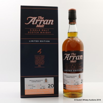 Arran 1997 20 Year Old Limited Edition Selected By Kammer Kirsch