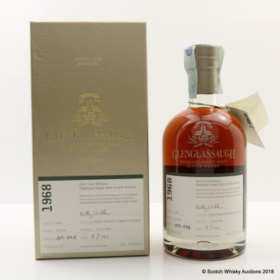 Glenglassaugh 1968 47 Year Old Rare Cask