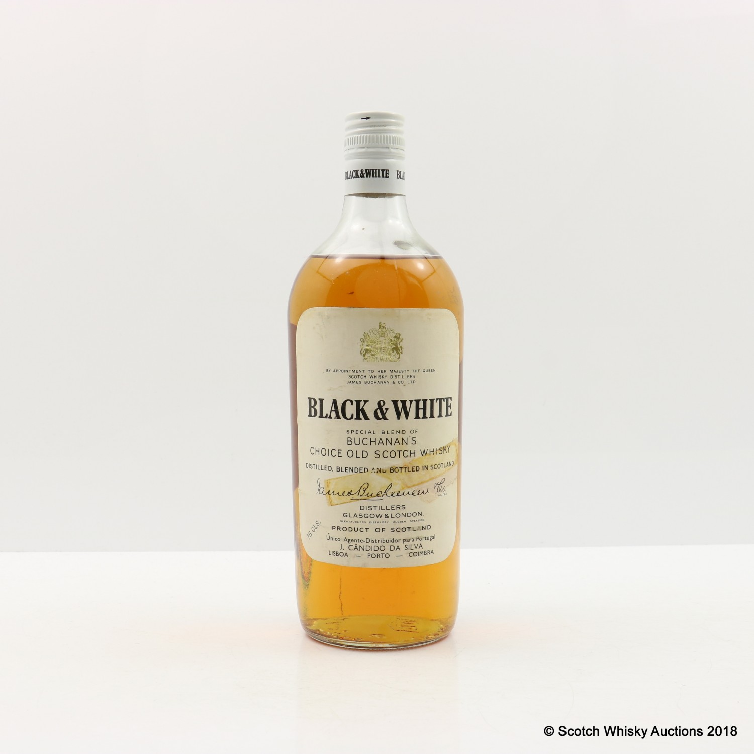 Scotch Whisky Auctions The 85th Auction Black & White 75cl