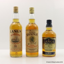ASSORTED BLENDS X 3 INCLUDING THE ORIGINAL MACKINLAY 75CL