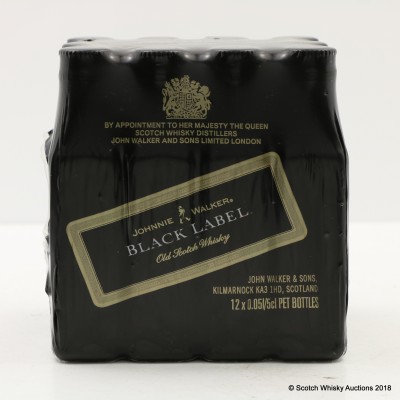 Johnnie Walker 12 Year Old Black Label Minis 12 x 5cl