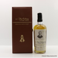 PROBABLY SPEYSIDE S FINEST DISTILLERY 1986 28 YEAR OLD FIRST EDITIONS AUTHORS SERIES ROBERT LOUIS STEVENSON