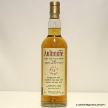 AULTMORE 28 YEARS OLD