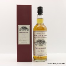 Springbank Christmas 2010 Calvados Wood Private Bottling For Staff