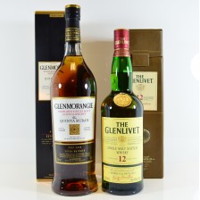 Glenmorangie Quinta Ruban Glenlivet 12 In Faux Leather Case