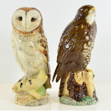 WHYTE   MACKAY BIRDS OF PREY ROYAL DOULTON CERAMICS X 2