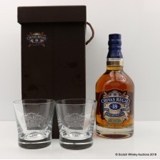 Chivas Regal 18 Gold Signature 2 X Glasses Set