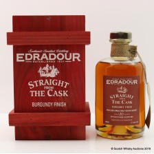 Edradour 1993 10 Straight From The Cask Burgundy Finish 50cl
