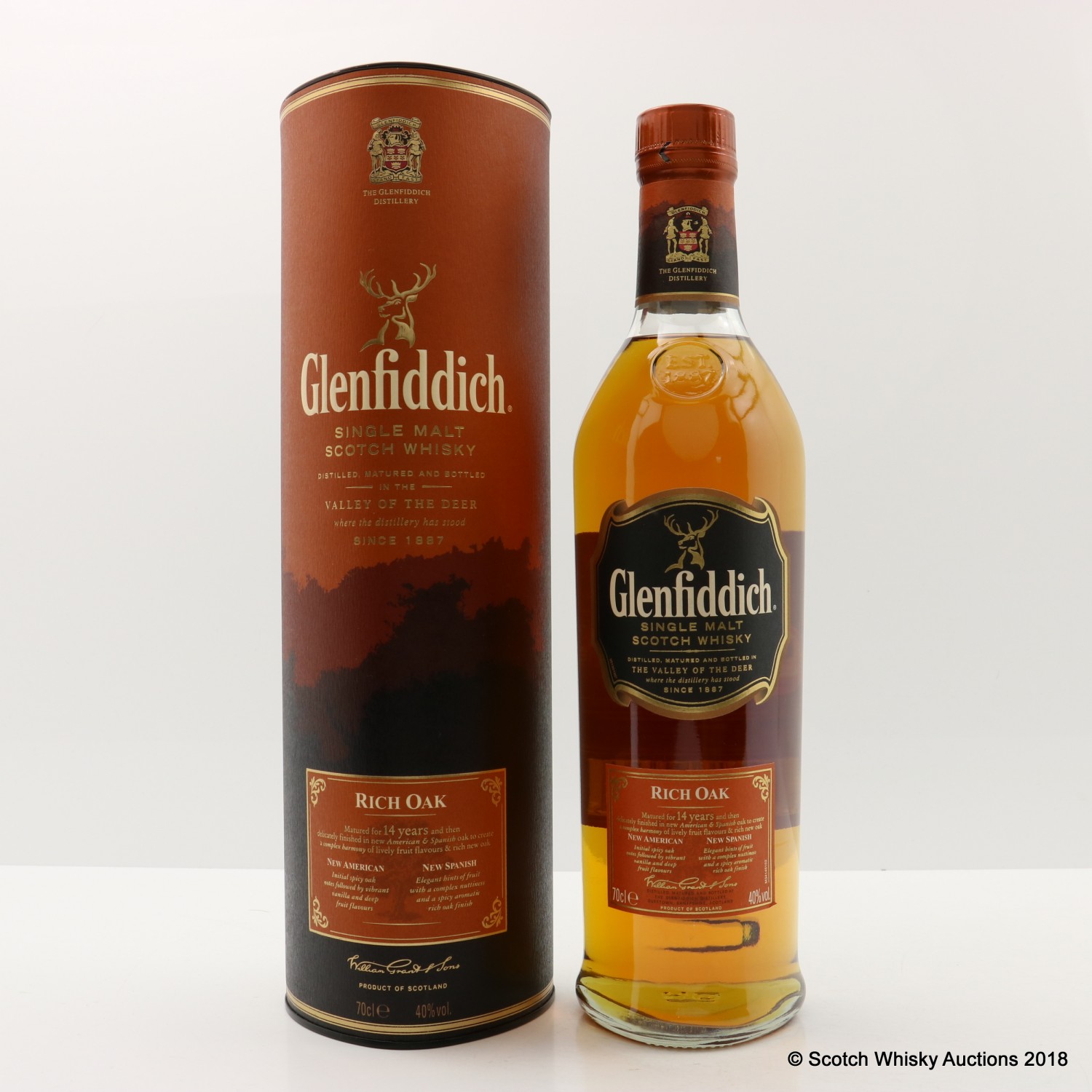 Glenfiddich 14 Year Old Rich Oak The 86th Auction Scotch Whisky