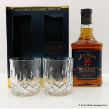 Jim Beam Double Oak 2 X Glasses Set