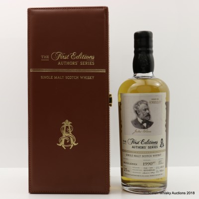 Bruichladdich 1990 25 Year Old First Editions Author's Series Jules Verne
