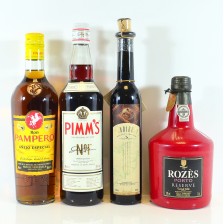 RON PAMERO ANEJO ESPECIAL RUM  PIMM S NO 1  HEBRIDEAN WHISKY LIQUEUR   ROZES PORTO RESERVE