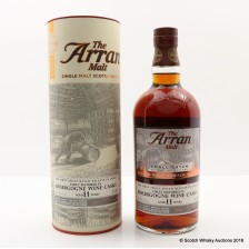 ARRAN 11 YEAR OLD BOURGOGNE WINE CASK FIRST SMALL BATCH RELEASE IN JAPAN