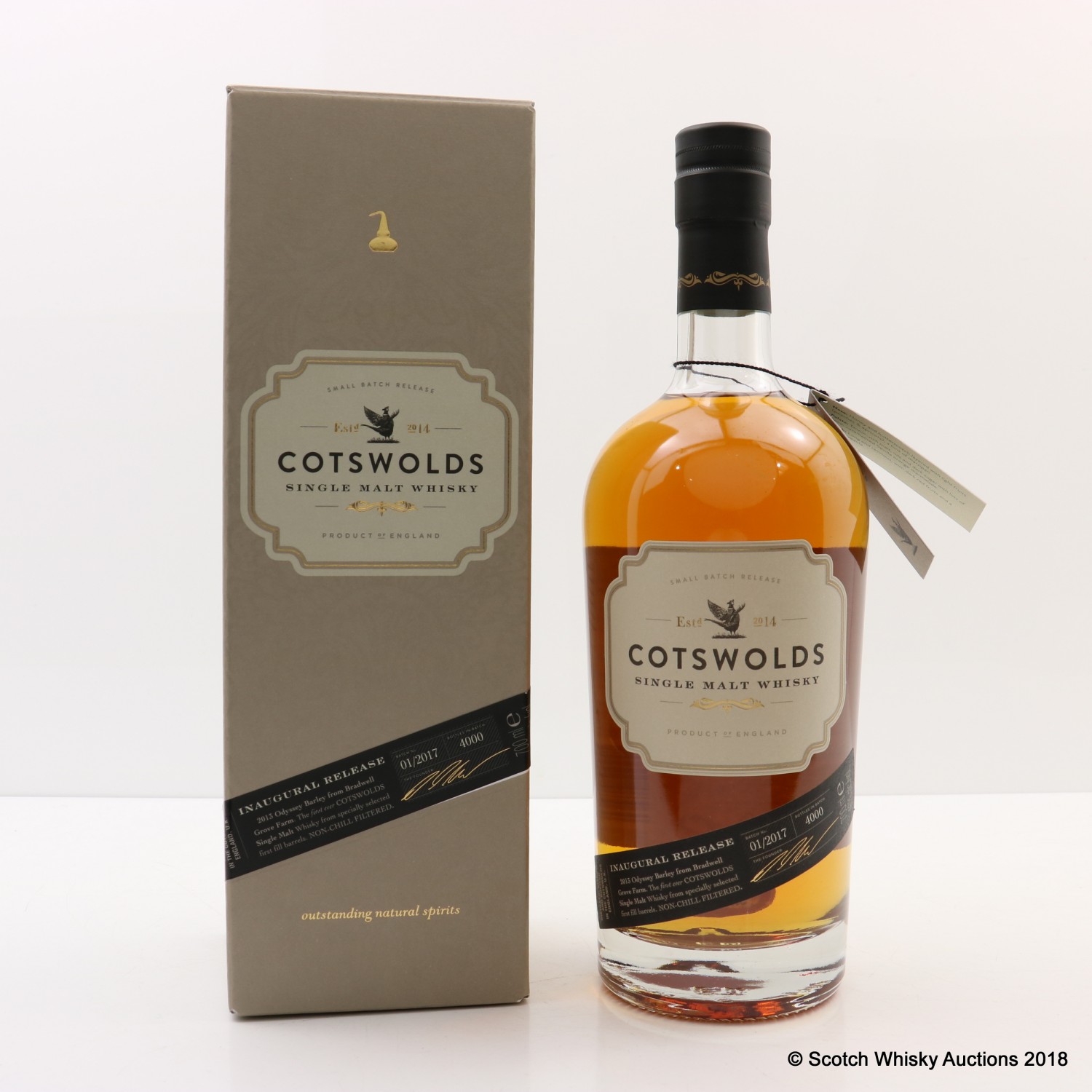 Cotswolds Single Malt Inaugural Release The 87th Auction Scotch