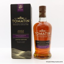 Tomatin 2002 14 Cabernet Sauvignon Finish Limited Edition