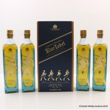 Johnnie Walker Blue Label Striding Man Through The Years 4 X 20cl