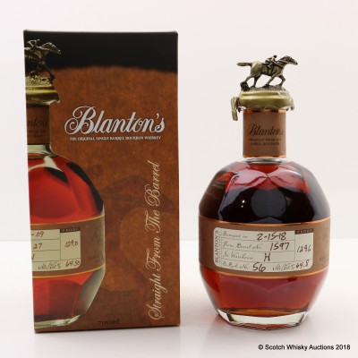 Blanton's Straight From The Barrel