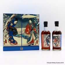KARUIZAWA 1981 35 YEAR OLD THE TALE OF GENJI IN THE SNOW CASK  7427    4322 SET