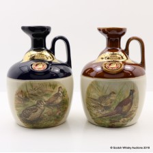 RUTHERFORD S CERAMICS GAME BIRD DECANTERS 2 X 70CL