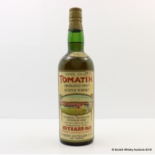 FINE OLD TOMATIN GUARANTEED OVER 10 YEAR OLD