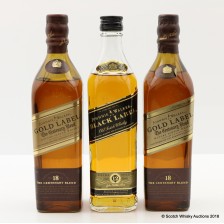 Johnnie Walker 18 Gold Label Centenary Blend 2 X 20cl 12 Black Label 20cl