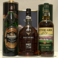 Dalmore 12 Glenfiddich Sr And Fettercairn 12