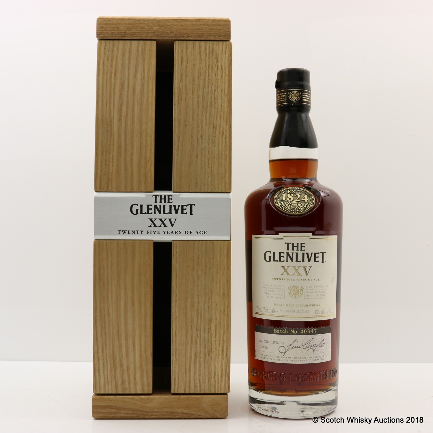 Glenlivet XXV 25 Year Old 75cl The 88th Auction Scotch Whisky Auctions