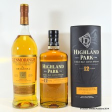 Glenmorangie Original 10 Highland Park 12