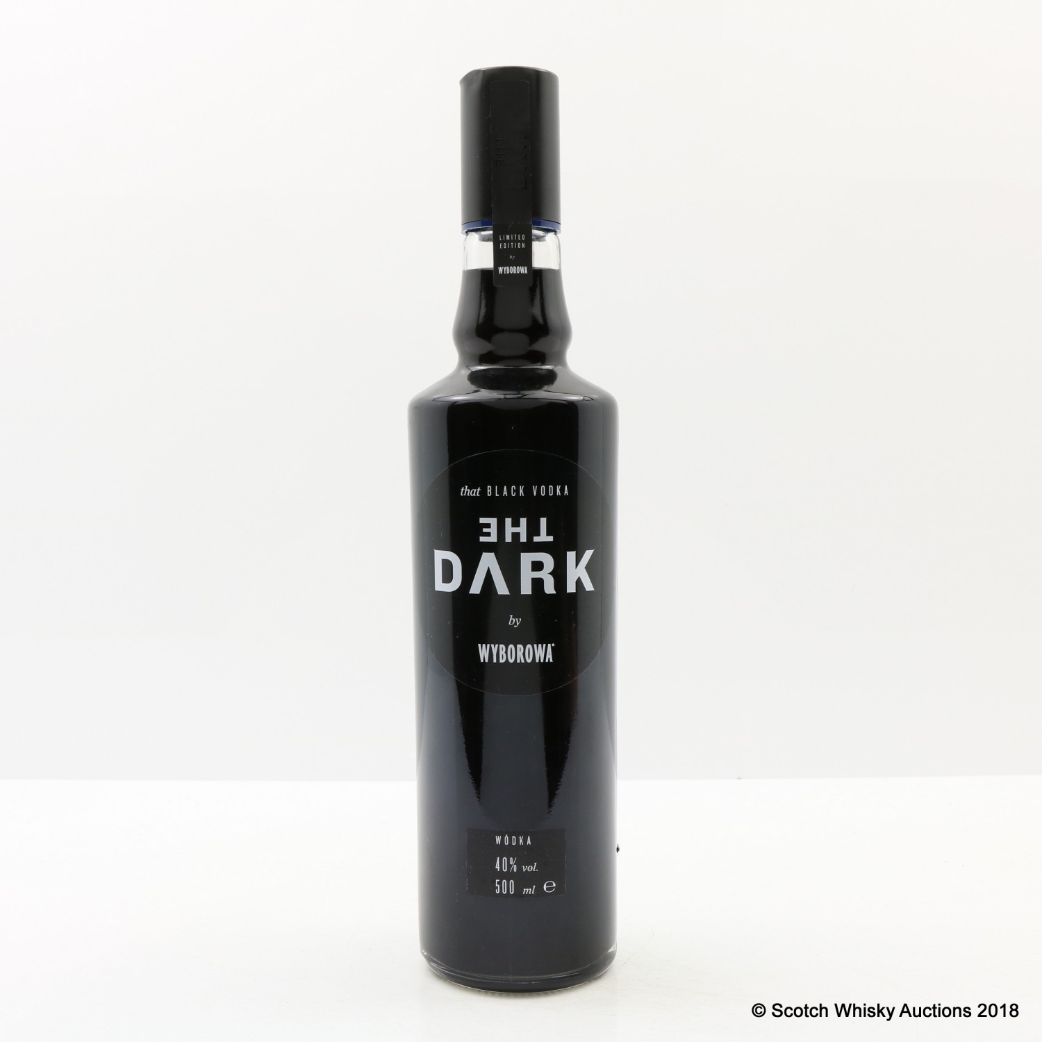 Wyborowa 'The Dark' Black Vodka 50cl The 88th Auction Scotch Whisky