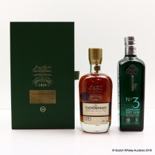 GLENDRONACH 1991 25 YEAR OLD KINGSMAN EDITION   NO  3 LONDON DRY GIN BERRY BROS   RUDD FOR KINGSMAN