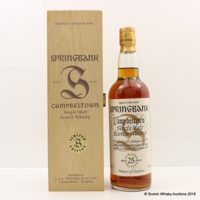 Springbank 25 Year Old Millennium Collection