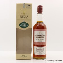 BALBLAIR 1973 CENTENARY RESERVE GORDON   MACPHAIL